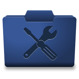 Blue Utilities Icon 256x256 png